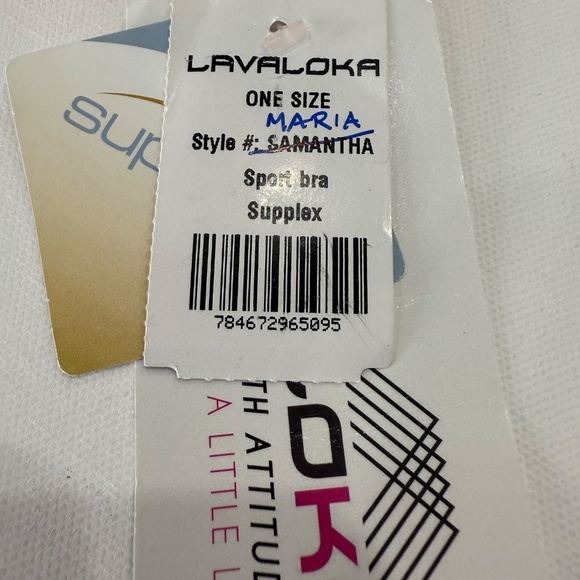 Lavaloka Activewear Bright Orange Strappy Sports Bra. NWT. SAMPLE SALE. - Picture 7 of 8